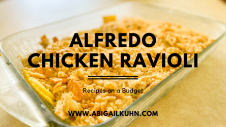 Alfredo Chicken Ravioli | Abigail's Kitchen | www.abigailkuhn.com