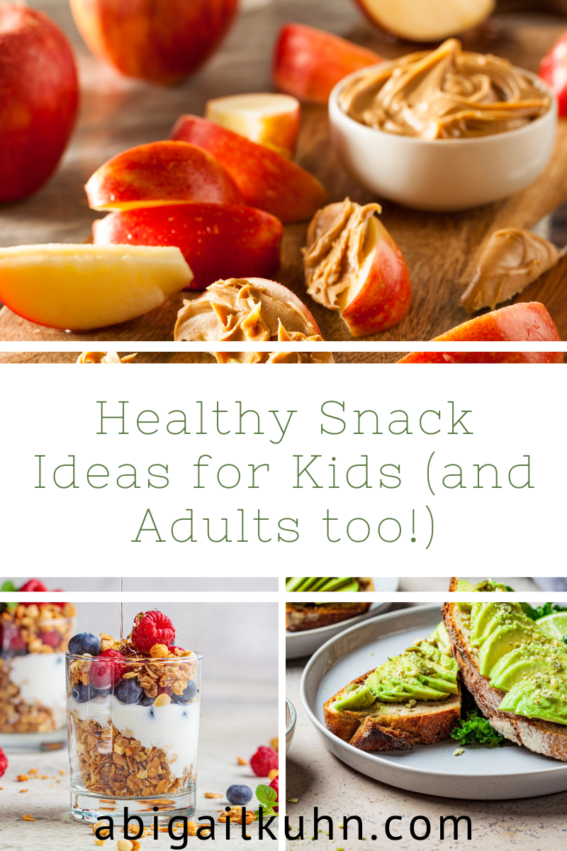 Healthy Snack Ideas for Kids (and Adults too!) on Abigail's Home & Kitchen www.abigailkuhn.com